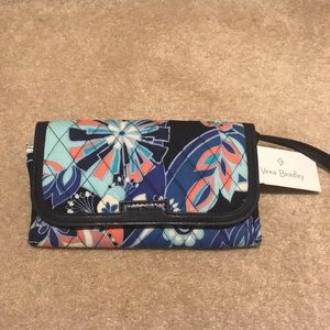 Vera Bradley Wristlet Blue Lotus Flower